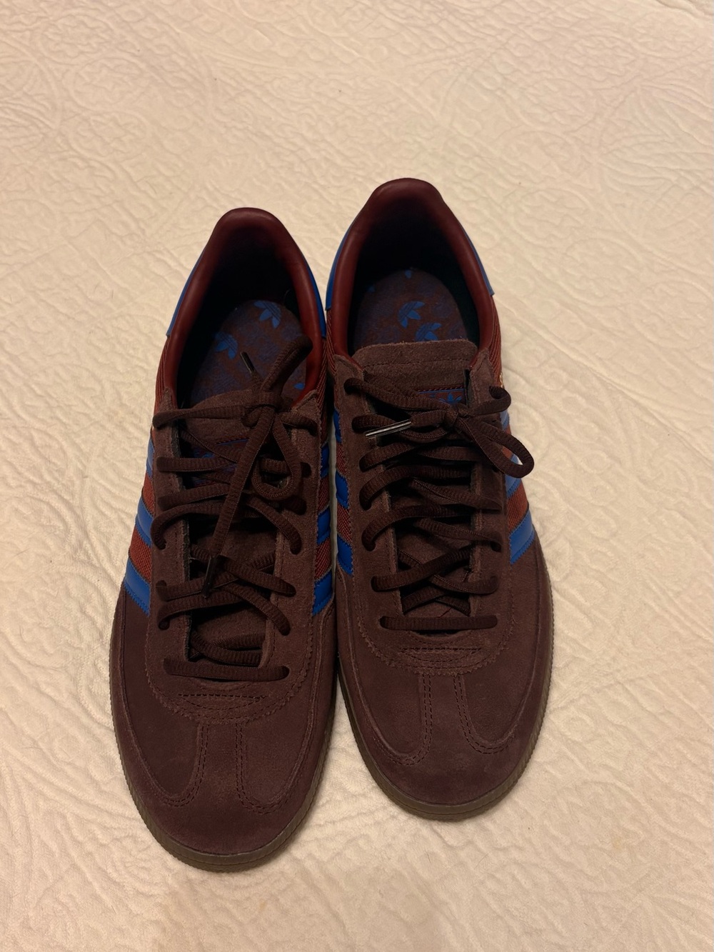 Adidas Handball Spezial Night Red Blue Shadow Red Shoes men’s size 10 1/2 - Picture 4 of 6